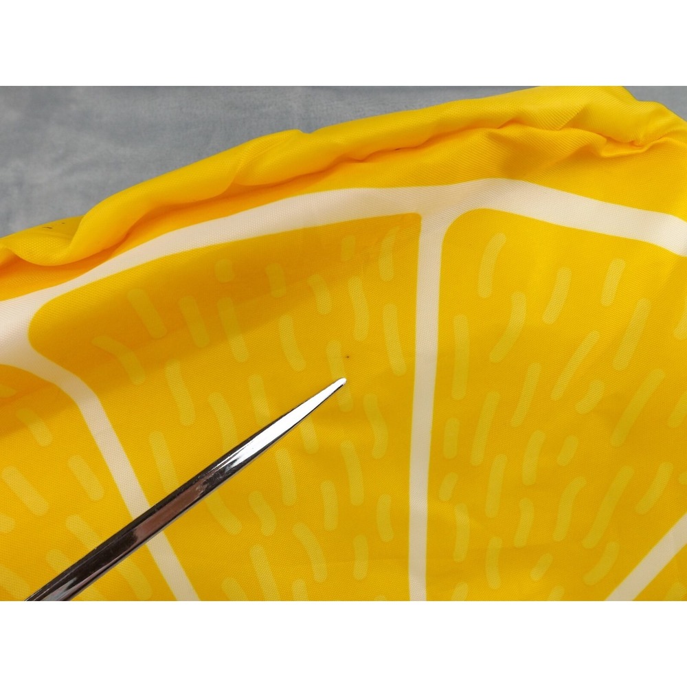 Cooler Bag Soft-Sided NWT Lemon Slice Lunch Bag Handles Zipper Summer Party Fun - Picture 9 of 16